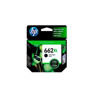 Tinta HP 662XL CZ105AL Negro 1